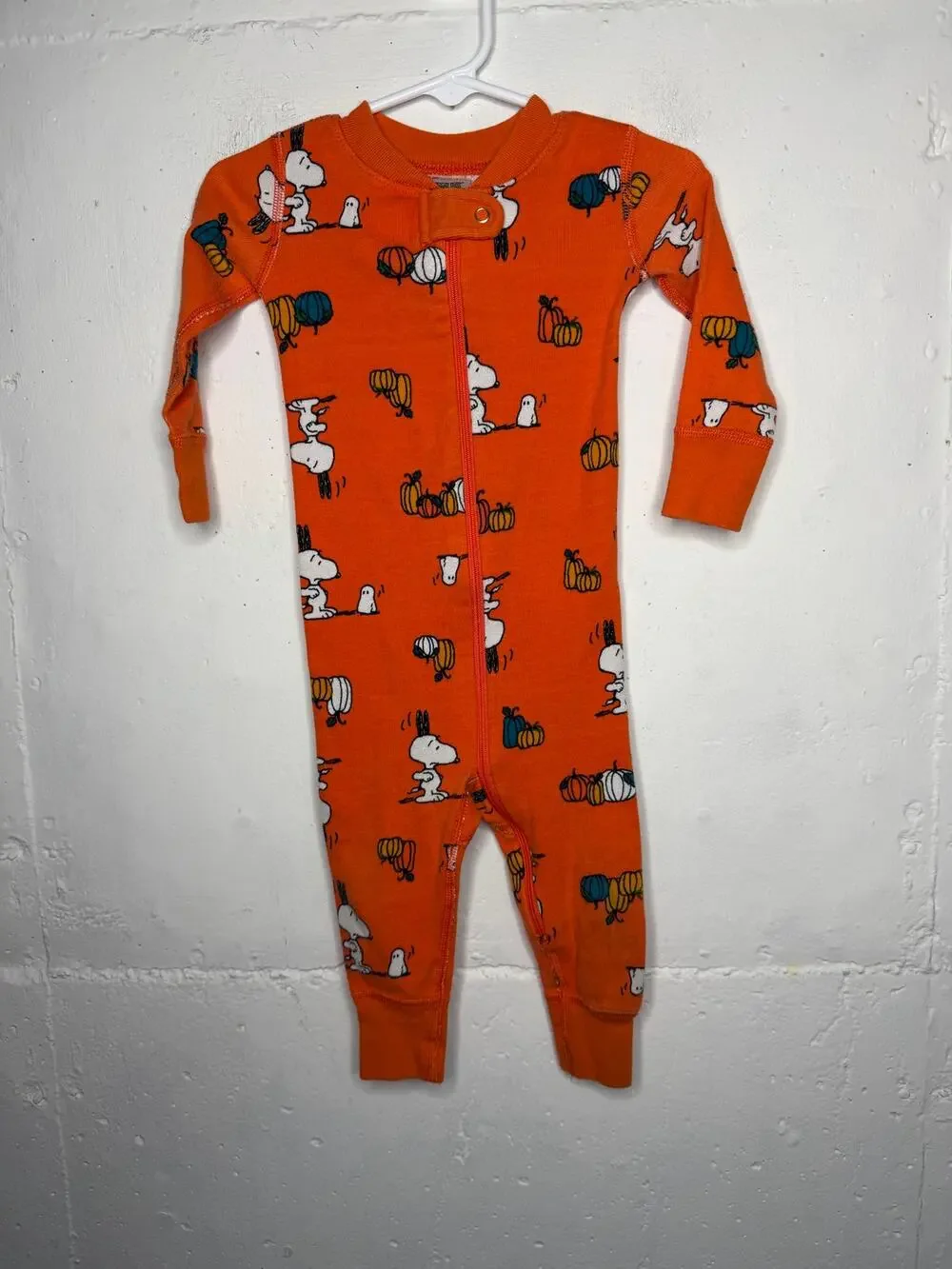 Hanna Andersson Unisex 12-18 Months Snoopy Halloween Pajamas